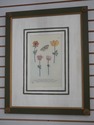 F65691EC: Pair JOHN RICHARDS Green Framed Botanica