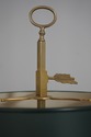 F65651EC: VAUGHN French Brass Desk Lamp w. Tole Sh