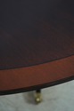 L65539EC: STICKLEY Banded Mahogany Oval Dining Roo