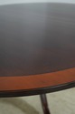 L65539EC: STICKLEY Banded Mahogany Oval Dining Roo