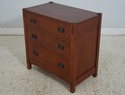 69688: Pair Of STICKLEY Mission Oak 3 Drawer Chest