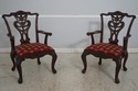 L70137: Set of 8 HENREDON Mahogany Chippendale Din
