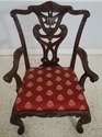 L70137: Set of 8 HENREDON Mahogany Chippendale Din