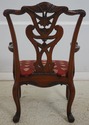 L70137: Set of 8 HENREDON Mahogany Chippendale Din