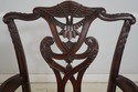 L70137: Set of 8 HENREDON Mahogany Chippendale Din