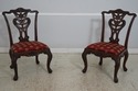 L70137: Set of 8 HENREDON Mahogany Chippendale Din
