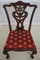 L70137: Set of 8 HENREDON Mahogany Chippendale Din