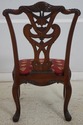 L70137: Set of 8 HENREDON Mahogany Chippendale Din