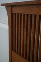 70132: STICKLEY Mission Oak King Size Spindle Bed