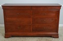 74995: STICKLEY Cherry Marseilles 8 Drawer Double 