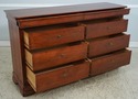74995: STICKLEY Cherry Marseilles 8 Drawer Double 