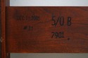 74990: STICKLEY Cherry Regency Style Cane Back Que