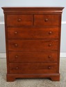 74999: STANLEY Young America Cherry 6 Drawer Chest