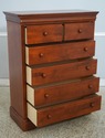 74999: STANLEY Young America Cherry 6 Drawer Chest