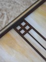 F74879: ARROYO Arts & Crafts Slag Glass Ceiling Fi