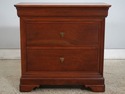 74997: Pair STICKLEY Cherry 3 Drawer Marseilles Ch