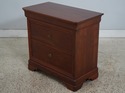 74997: Pair STICKLEY Cherry 3 Drawer Marseilles Ch