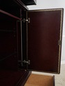 74810: MAITLAND SMITH Faux Book Leather Bar Unit