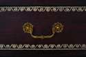 74810: MAITLAND SMITH Faux Book Leather Bar Unit