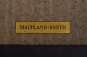 74810: MAITLAND SMITH Faux Book Leather Bar Unit