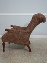 L65889: STICKLEY Tufted Leopold Chair & Matching O