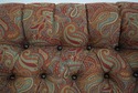 L65889: STICKLEY Tufted Leopold Chair & Matching O
