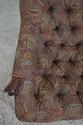 L65889: STICKLEY Tufted Leopold Chair & Matching O