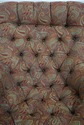L65889: STICKLEY Tufted Leopold Chair & Matching O
