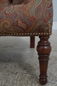 L65889: STICKLEY Tufted Leopold Chair & Matching O