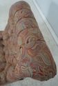 L65889: STICKLEY Tufted Leopold Chair & Matching O
