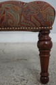 L65889: STICKLEY Tufted Leopold Chair & Matching O