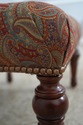 L65889: STICKLEY Tufted Leopold Chair & Matching O