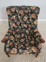 L72353: STICKLEY Tufted Leopold Chair & Ottoman St