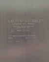 F75004: SALTON HOTABLE Serving Cart w. Glass Top