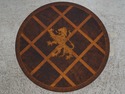 75009: MAITLAND SMITH Round Inlaid Accent Table