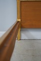 74950: Antique Gold Gilt Queen Size Cane Back Bed