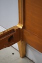 74950: Antique Gold Gilt Queen Size Cane Back Bed
