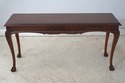 F75015: LANE Chippendale Mahogany Clawfoot Sofa Ta