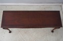 F75015: LANE Chippendale Mahogany Clawfoot Sofa Ta