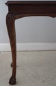 F75015: LANE Chippendale Mahogany Clawfoot Sofa Ta