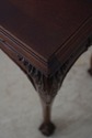 F75015: LANE Chippendale Mahogany Clawfoot Sofa Ta
