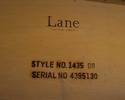 F75015: LANE Chippendale Mahogany Clawfoot Sofa Ta