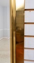 70116: LABARGE Rectangular Brass Framed Beveled Mi