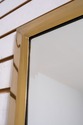 70116: LABARGE Rectangular Brass Framed Beveled Mi