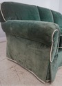 F65761EC: DAPHA Vintage Green Mohair Sofa w. Down 