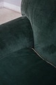 F65761EC: DAPHA Vintage Green Mohair Sofa w. Down 