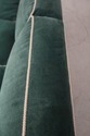 F65761EC: DAPHA Vintage Green Mohair Sofa w. Down 