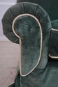 F65761EC: DAPHA Vintage Green Mohair Sofa w. Down 