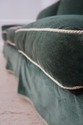 F65761EC: DAPHA Vintage Green Mohair Sofa w. Down 