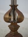39358: Steel & Brass Quality Floor Lamp w. Shade	